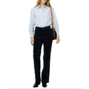 Chemisier - Top Blanche - Bleu Ocean