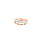 Bague Bollicine - Or Rose 9K & Argent