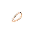 Bague Vague - Or Rose 9K & Diamants blancs