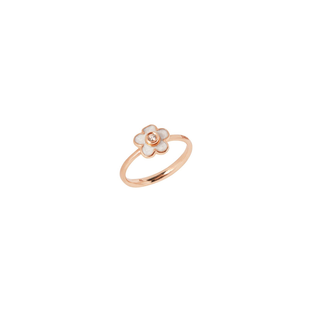 Anello Fiore - Oro rosa 9K