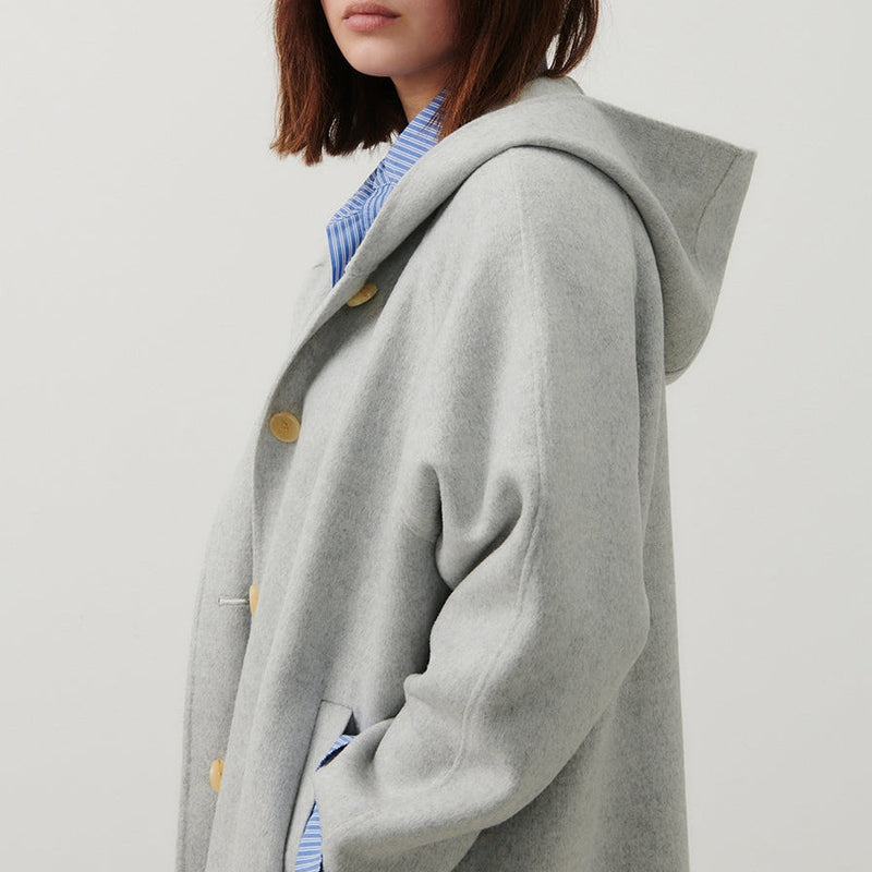 Abrigo con capucha - Polar China - Mujer
