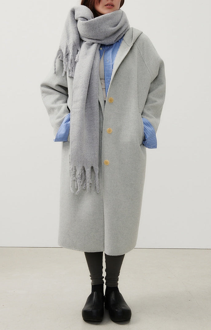Abrigo con capucha - Polar China - Mujer