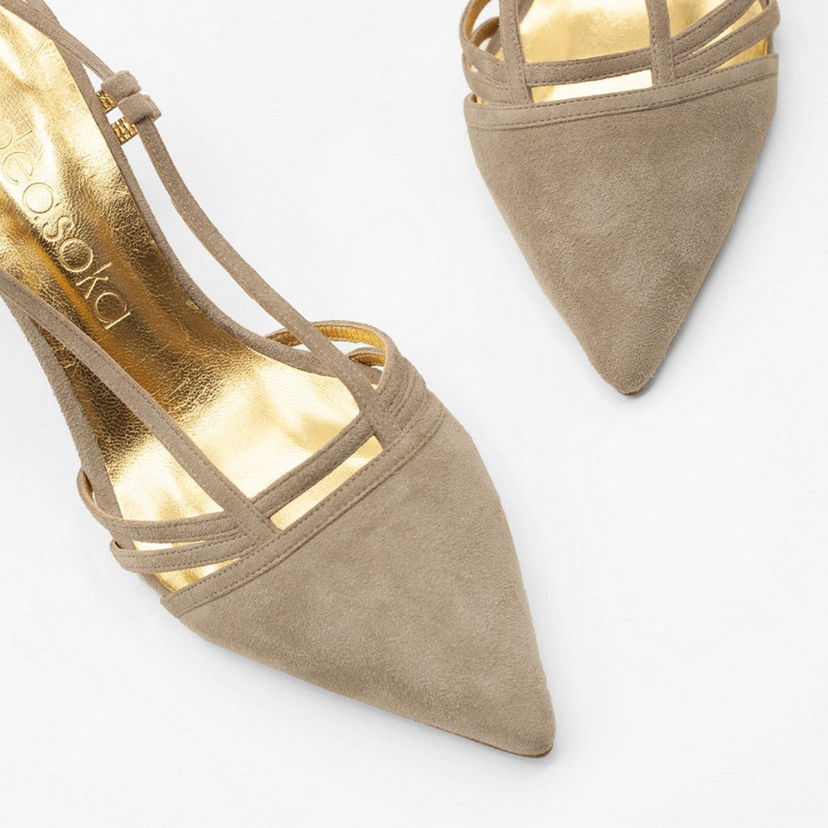 Flordeasoka - Dahl 8 Brume Heeled Shoes - Grey