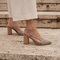 Flordeasoka - Dahl 8 Brume Heeled Shoes - Grey