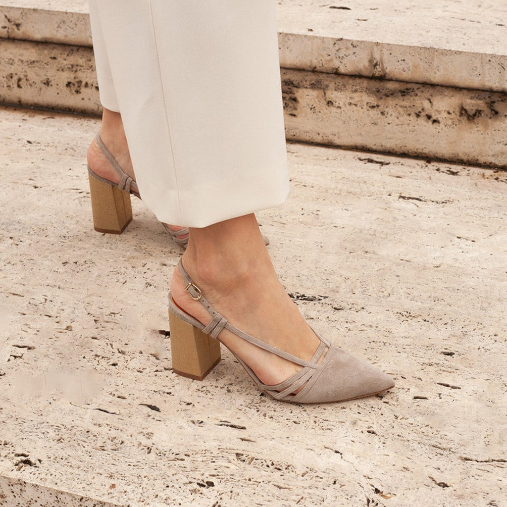 Flordeasoka - Dahl 8 Brume Heeled Shoes - Grey