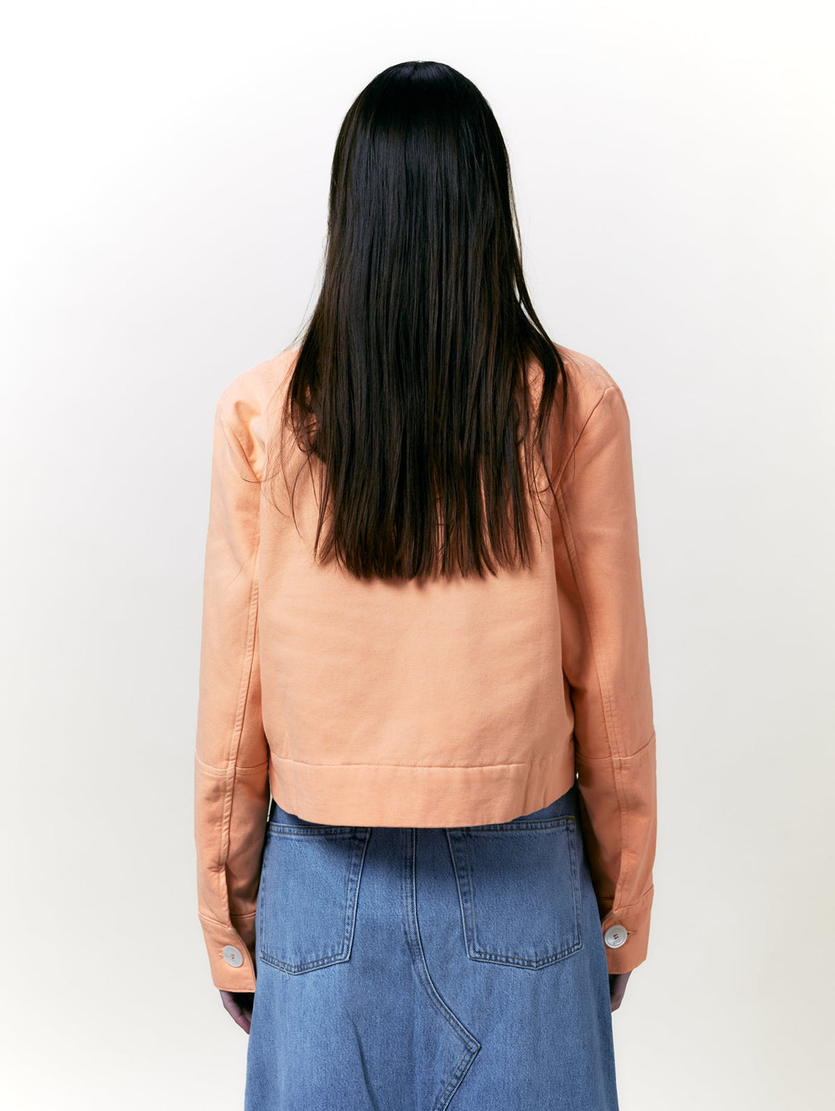Veste Daisy Toile Pêche