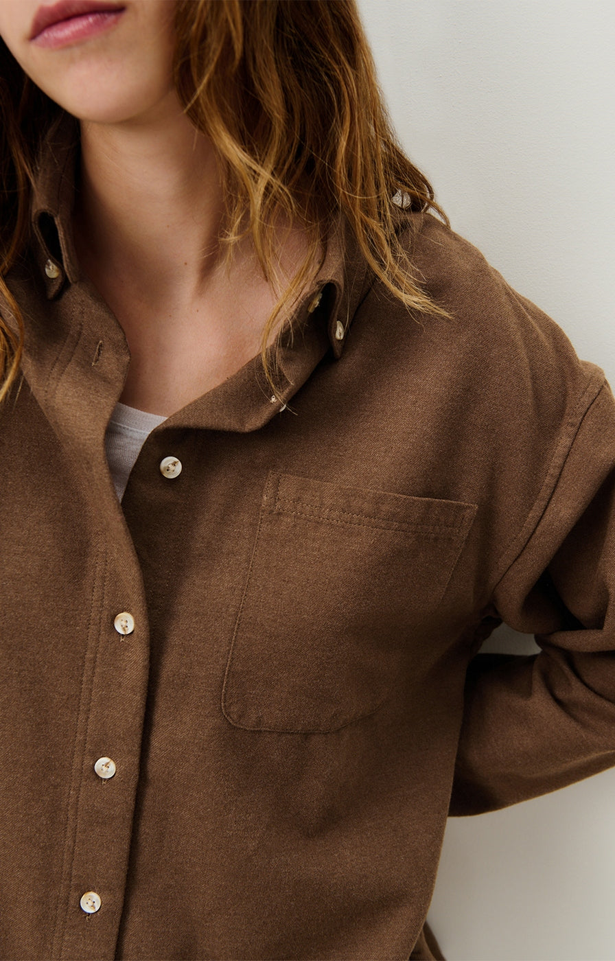 Camisa - Marrón Glacé Chiné - Mujer