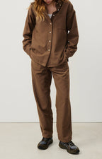 Camisa - Marrón Glacé Chiné - Mujer