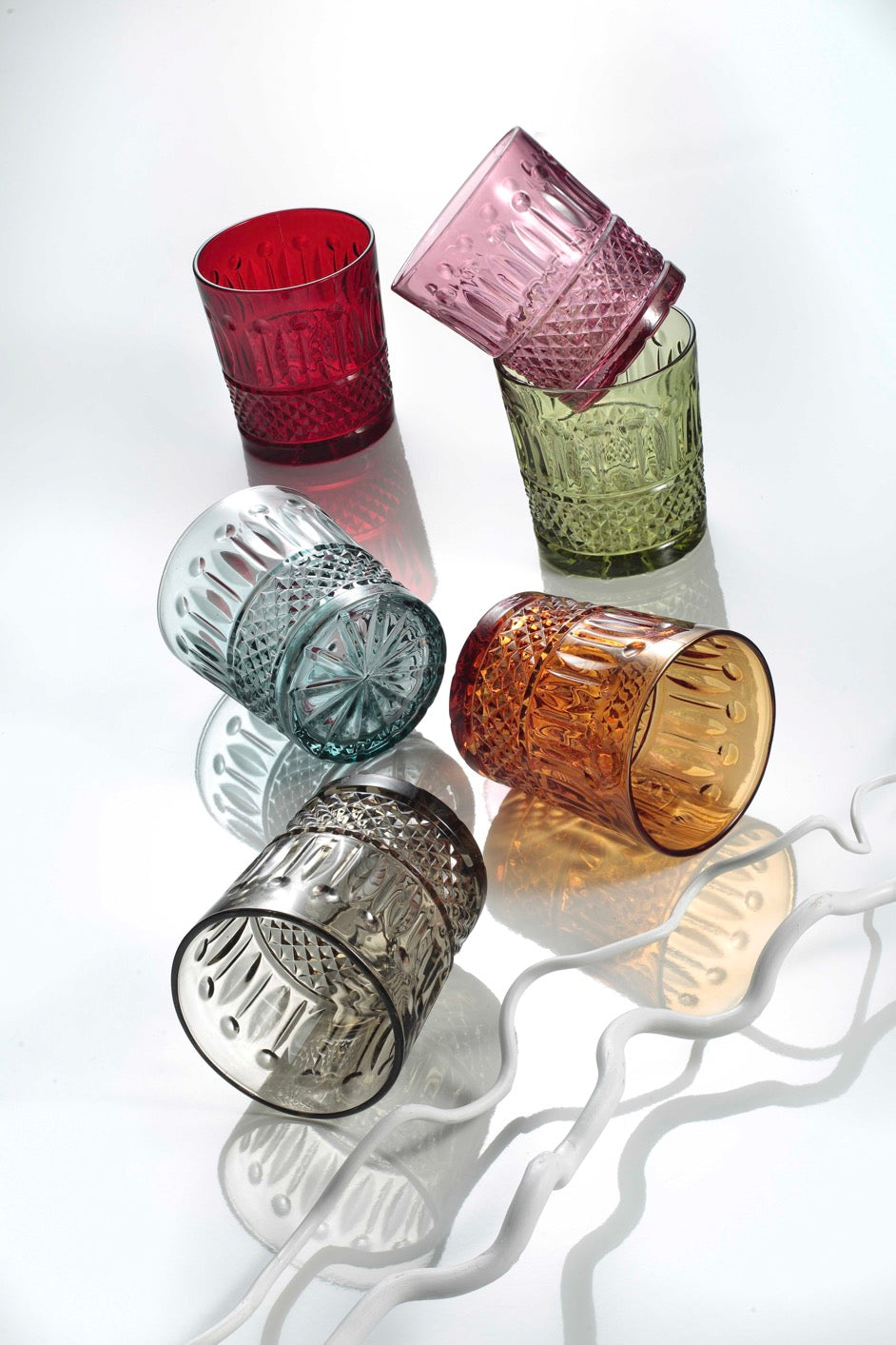 Barocco - Lot De 6 Verres À Eau - Coloris Assortis