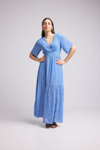 Vestido Largo - Dalia - Azul