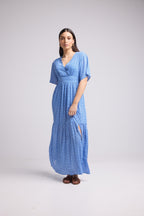 Vestido Largo - Dalia - Azul