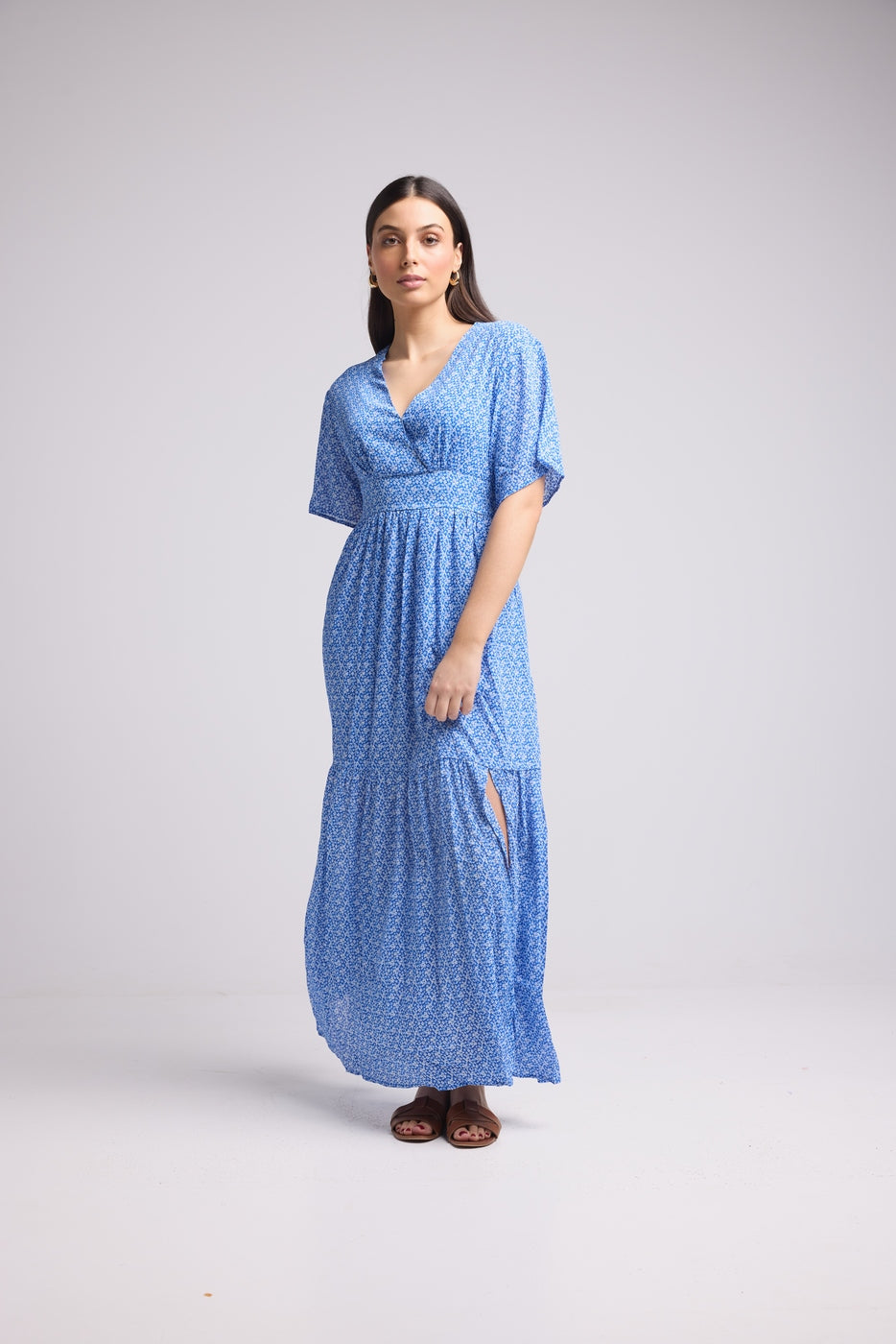 Vestido Largo - Dalia - Azul