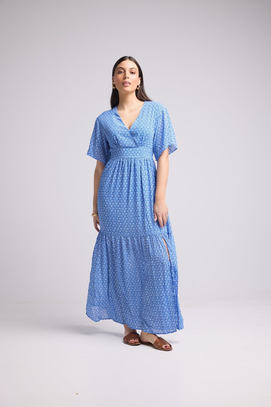 Vestido Largo - Dalia - Azul