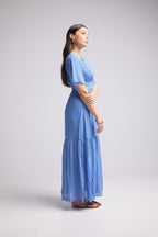 Vestido Largo - Dalia - Azul