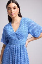Vestido Largo - Dalia - Azul