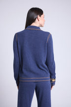 Chemise Denim Dalila - Indigo - Femme - 100% Cachemire