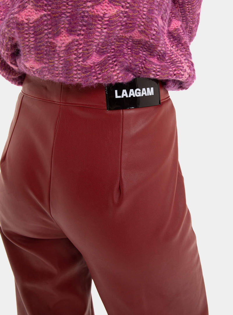 LAAGAM - DALLAS FAUX LEATHER PANTS