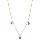 Collier Doré Danae Amethyste