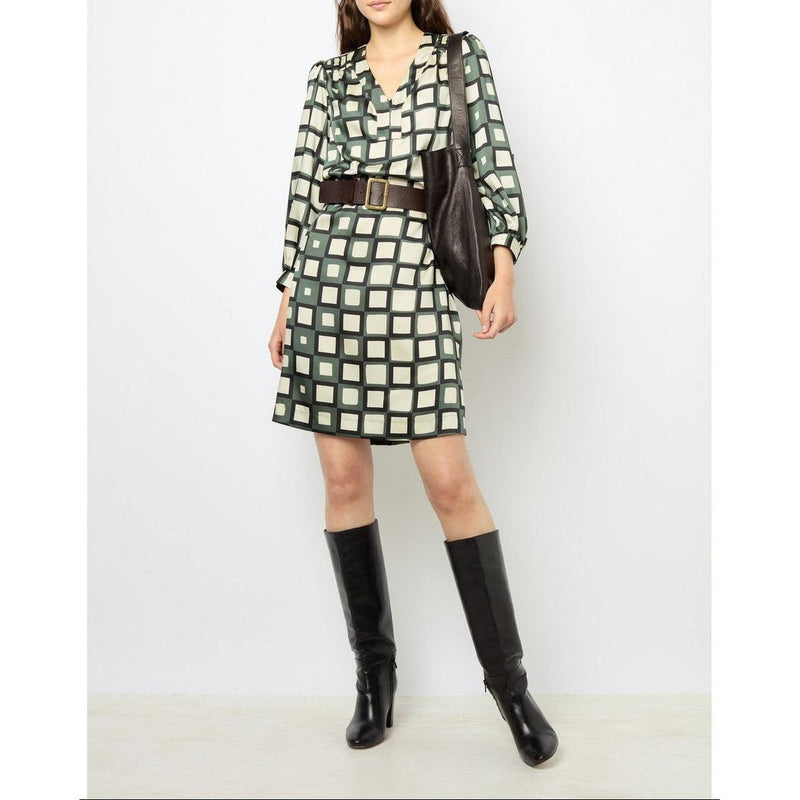 Robe Saskia - Kaki Moyen
