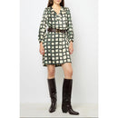 Robe Saskia - Kaki Moyen