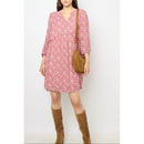 Robe Sergette - Rose