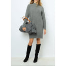 Robe Solia - Gris Moyen