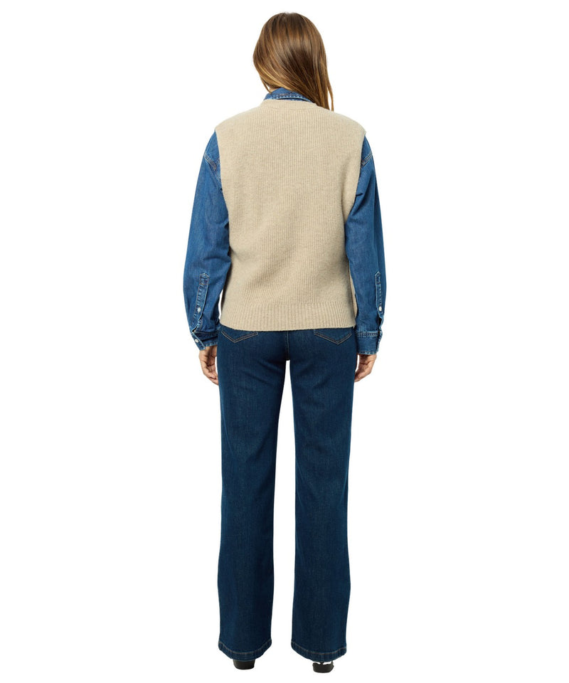 Pull - Gilet Julietta - Beige Rosé