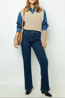 Pull - Gilet Julietta - Beige Rosé