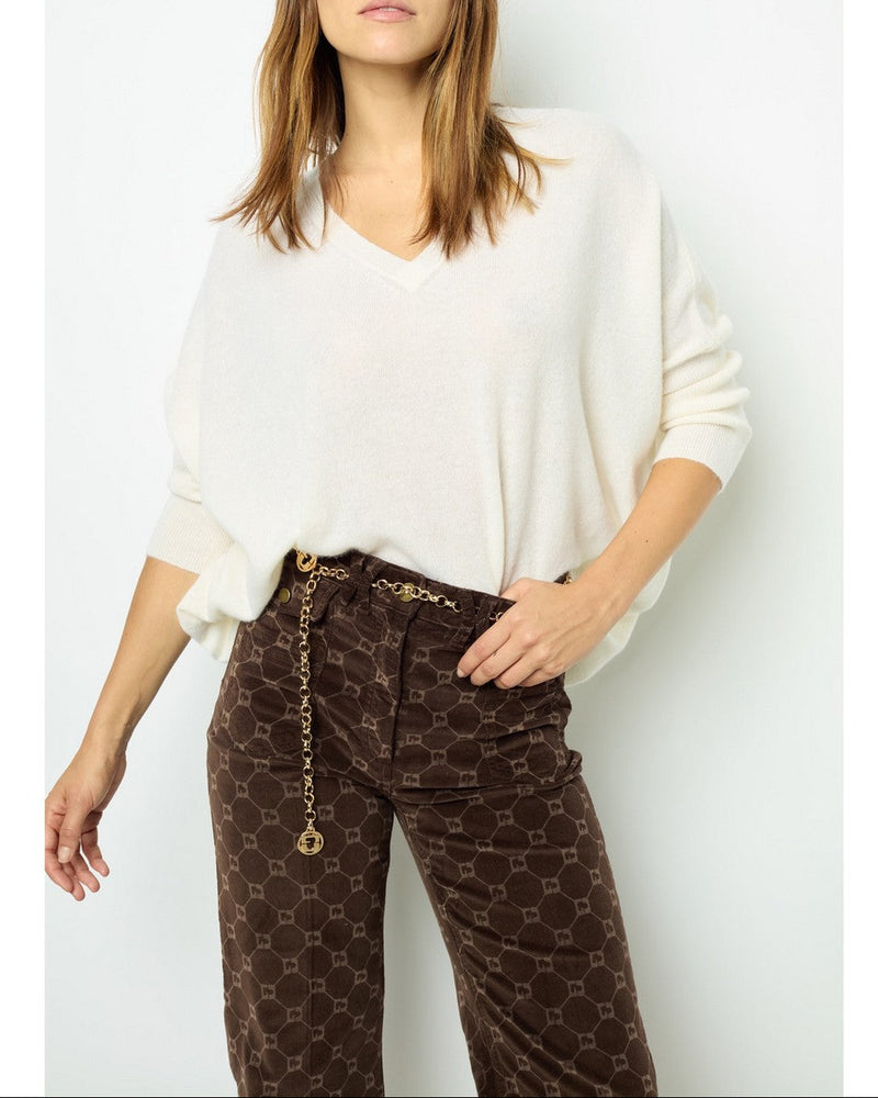 Pull - Gilet Jourdan - Ecru