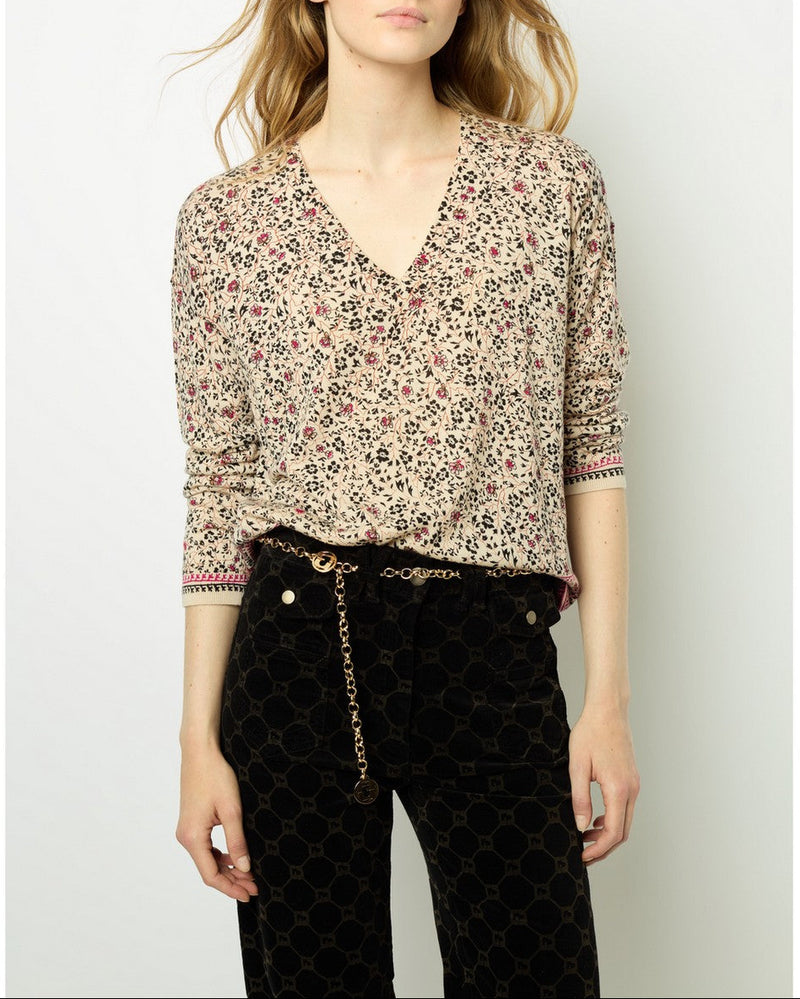 Pull - Gilet Josiane - Beige Rosé