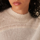 Dawson Sweater - Almond/Ecru
