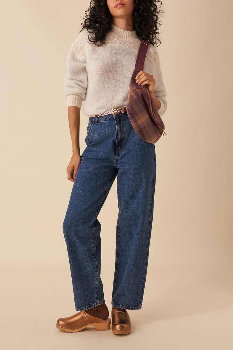 Dawson Sweater - Almond/Ecru
