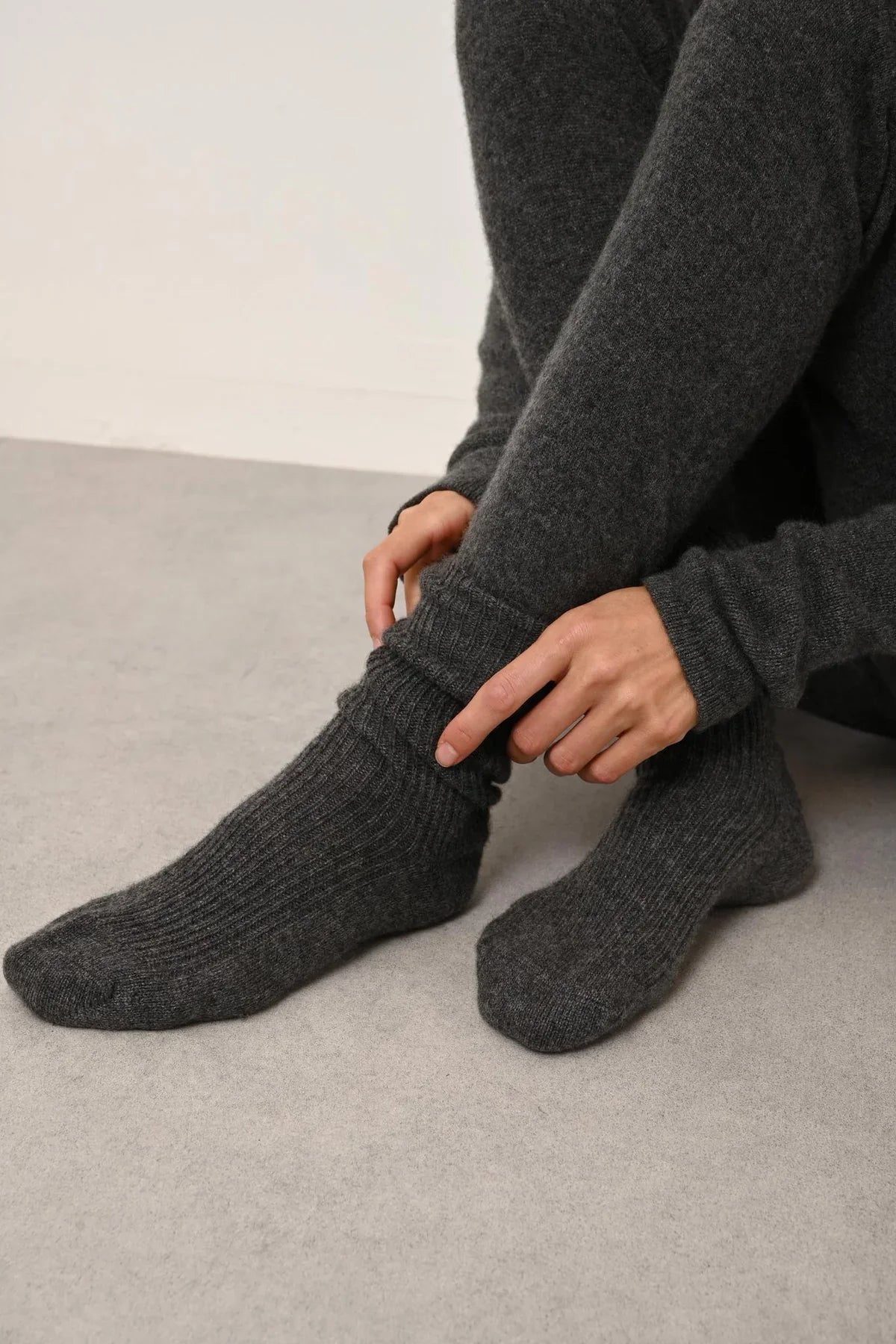 Chaussettes 4 Fils - Dayaya - Anthracite Chiné