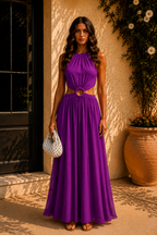 Vestido Nil - Púrpura