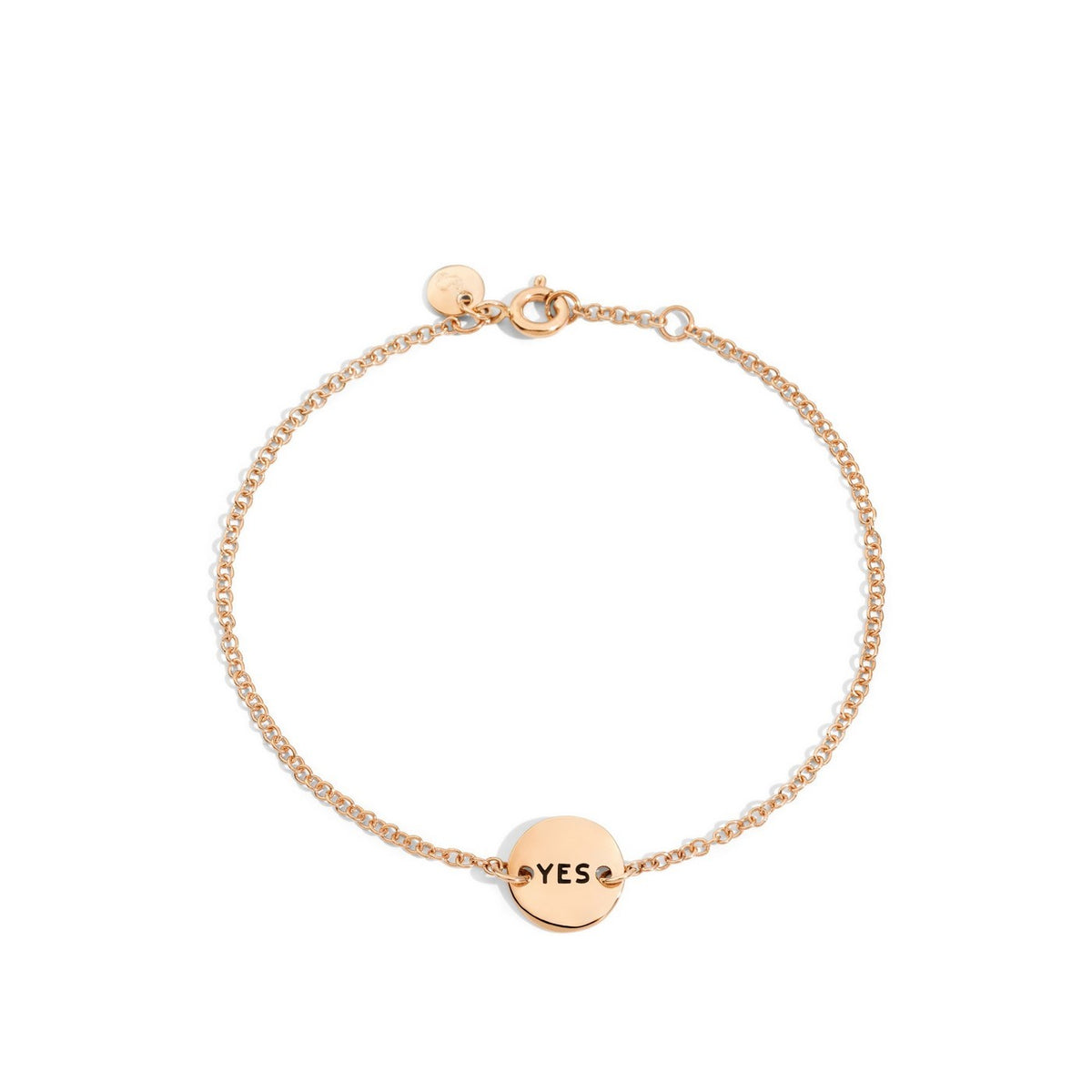 Bracciale Yes/No - Oro rosa 9K