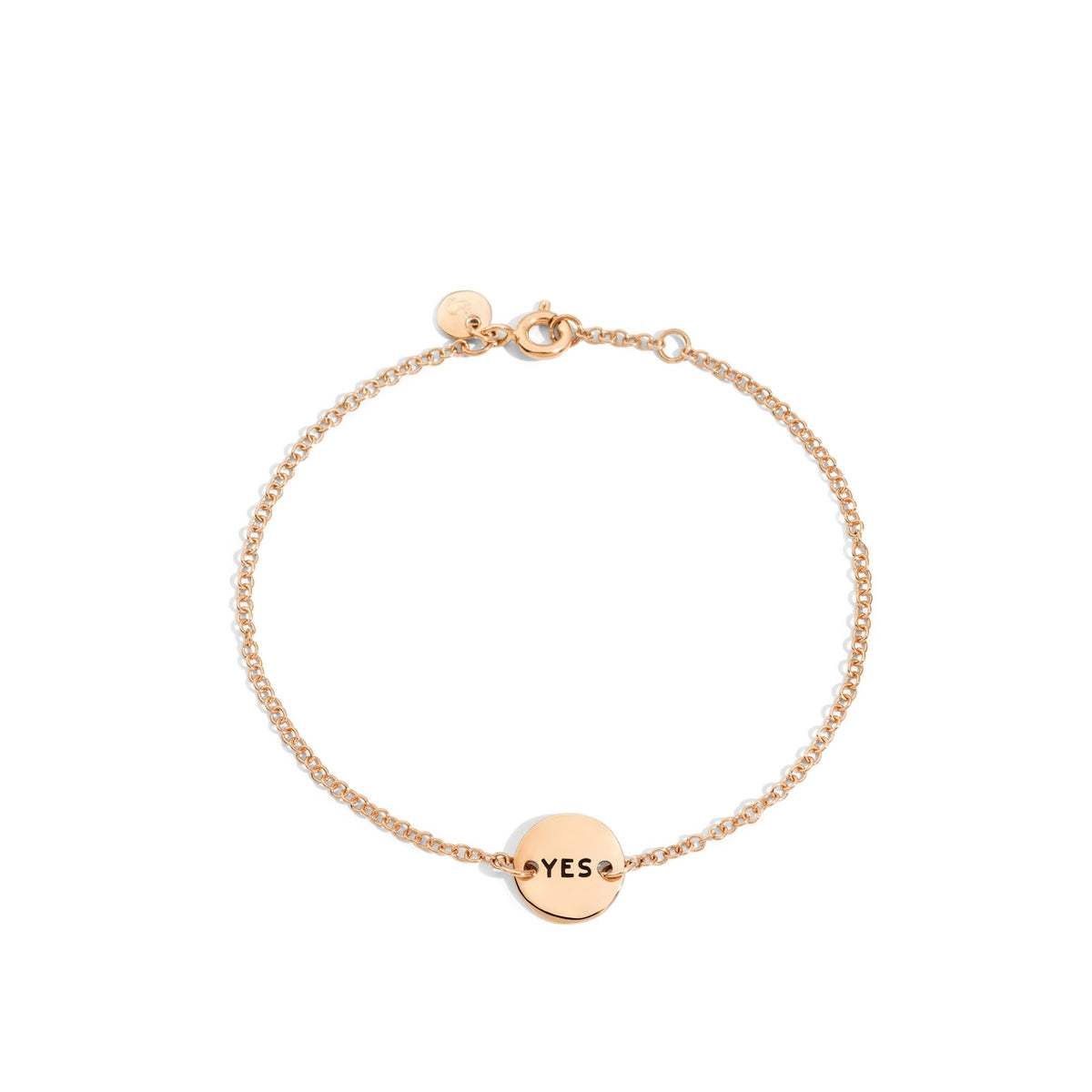 Bracciale Yes/No - Oro rosa 9K
