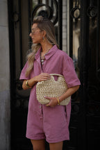 Sac En Paille Maria - Beige