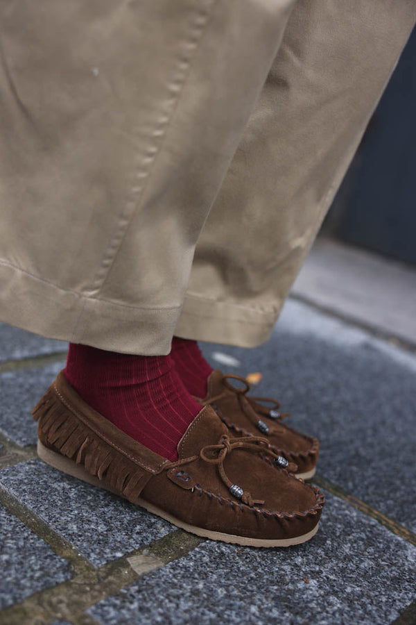Mocassins Daim Chocolat