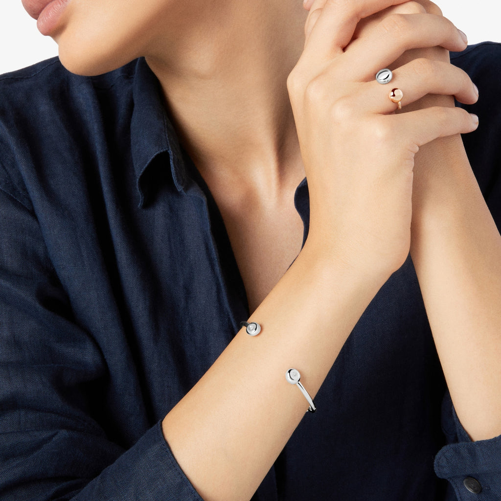 Stelt armband Pepita - Silver