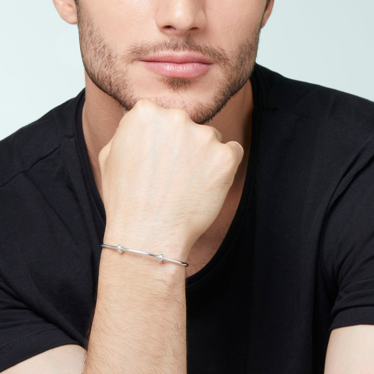 Stelt armband Pepita - Silver