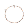 Bracelet Mini Granelli - Or Rose 9K & Argent