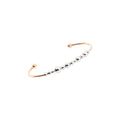 Stelt armband Bollicine - 9K roséguld & silver