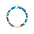 Pulsera Rondelle Tenaka - Plata y plástico reciclado