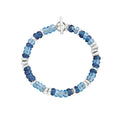 Bracelet Rondelle - Argent & Plastique recyclé