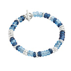 Bracelet Rondelle - Argent & Plastique recyclé