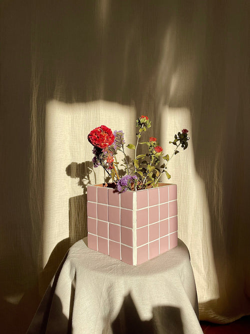 Vases Karine - Rose Clair