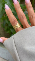 Multi Flowers Ring