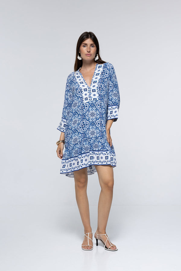 Robe Bianca - Blue Tile