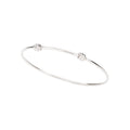 Bracciale Rigido Nodo - Argento