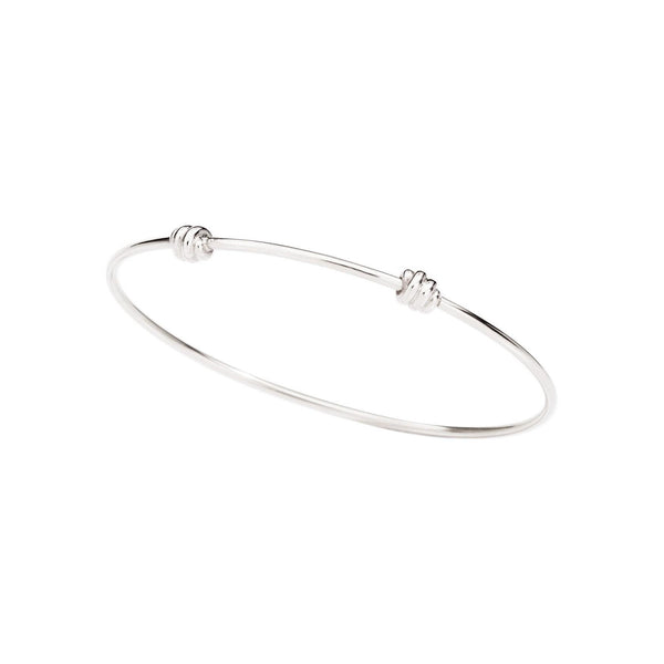 Nodo Bangle - Silver